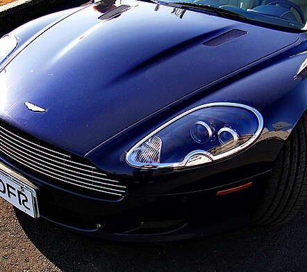 Cubiertas de faro cromadas IDFR 1-AM001-01C para Aston Martin DB9 2004-