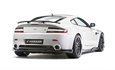 Almohadillas de parachoques trasero (carbono) Hamann para Aston Martin Vantage (original, Alemania)