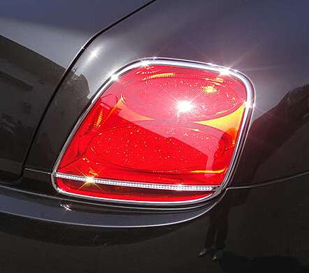 IDFR Crystal Chrome Taillight Covers 1-BT601-03C para Bentley Continental GT 2DR 2003-2013