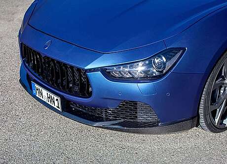 Carbon Front Bumper Spoiler Novitec Maserati Ghibli 